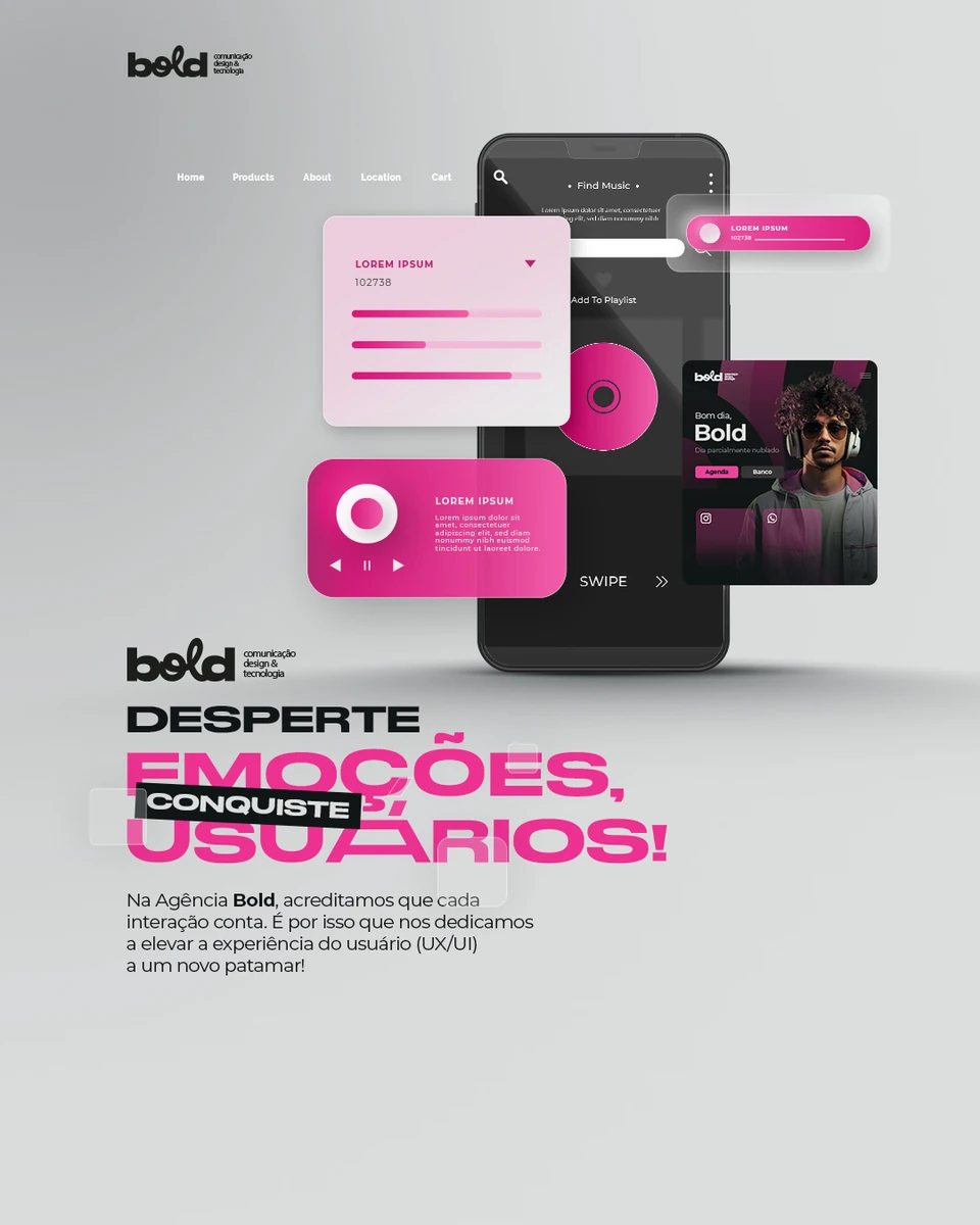 BOLD · Social media