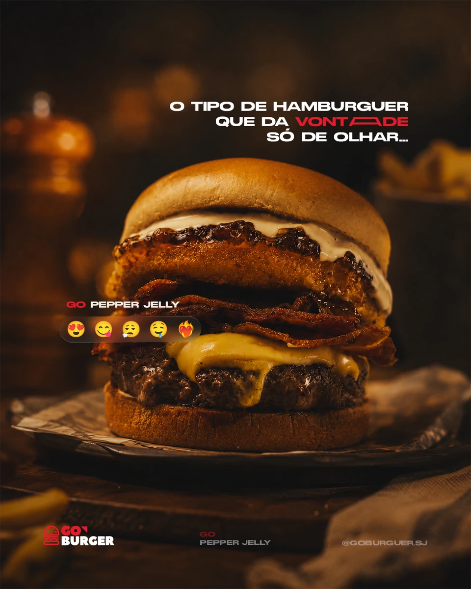 GO Burguer · Social media
