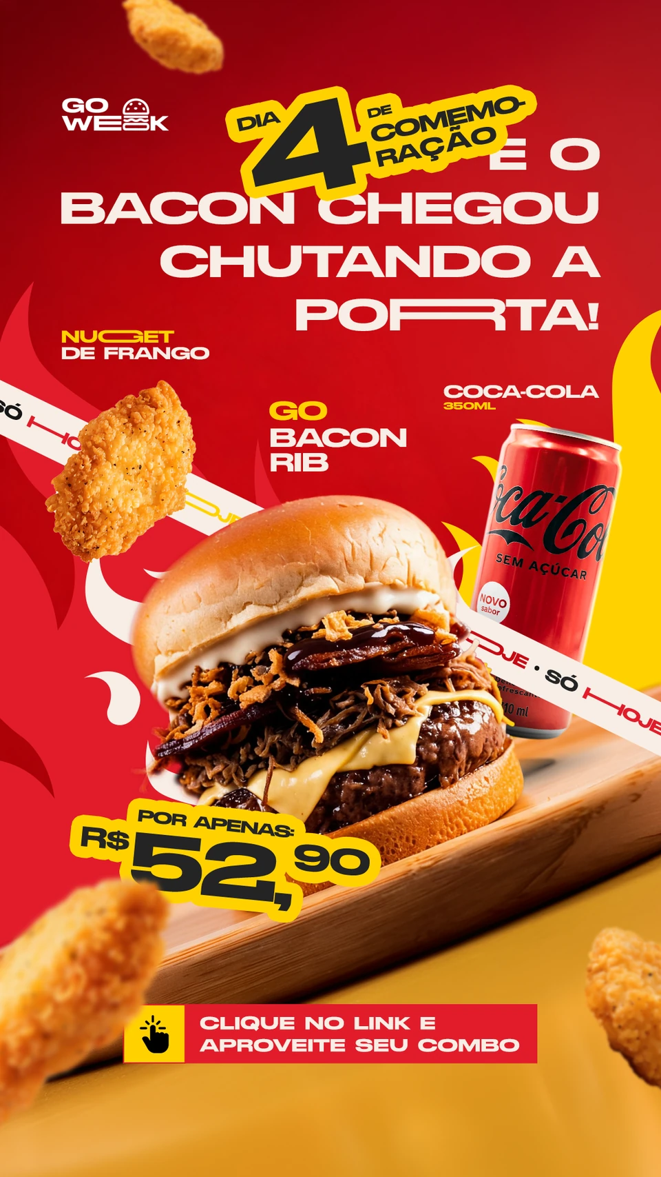 GO Burguer · Social media
