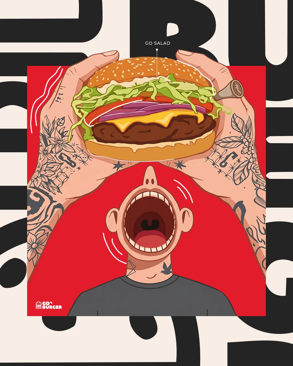 GO Burguer · Social media