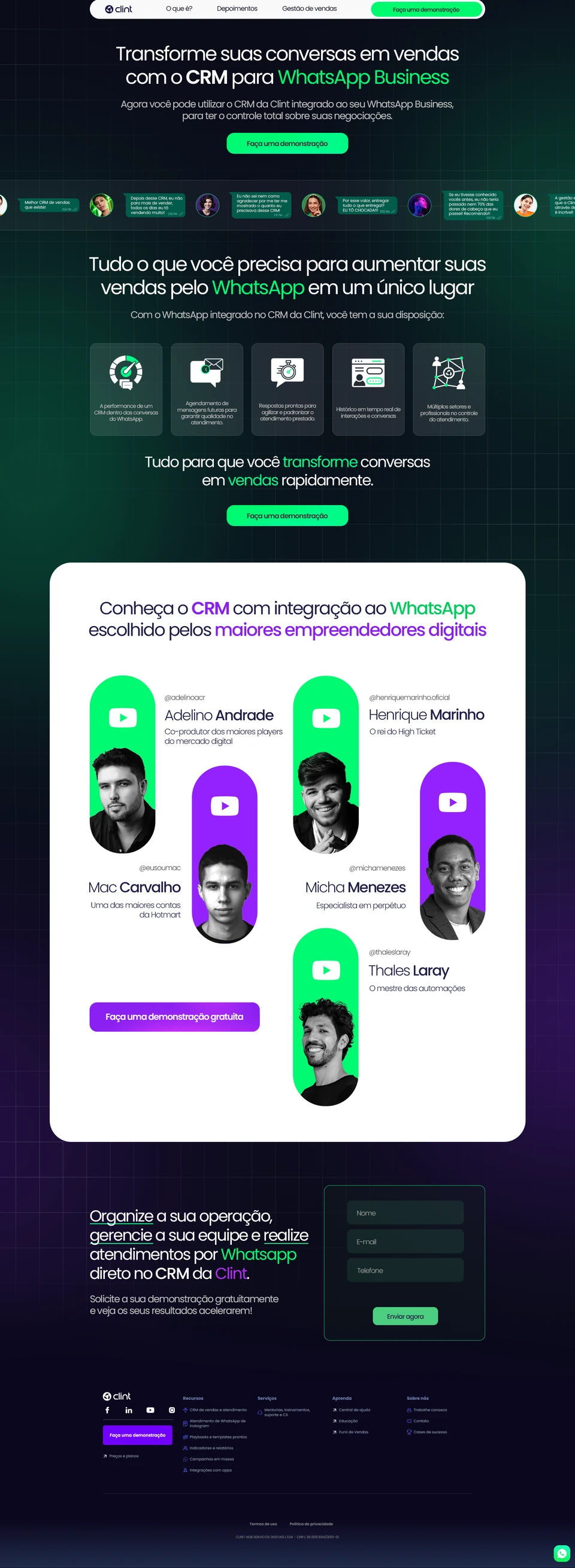 Clint · Website
