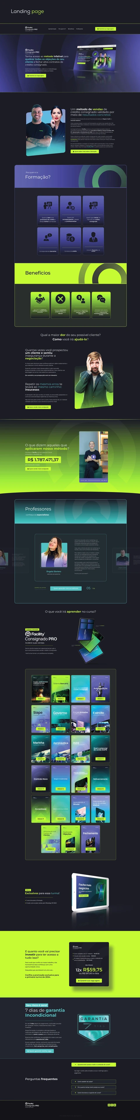 Facility Consignado · Website